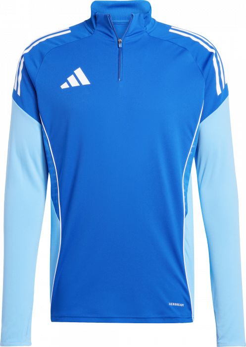 Adidas - Tiro 25 Competition Træningstrøje Med Halv Lynlås - T Royal Blue & blue burst